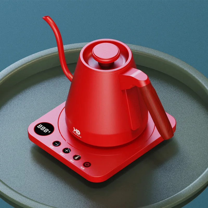 0.8L Home Tea Kettle with Slim Spout for Gongfu Tea, Temperature Control and Insulation Electric Water Heater