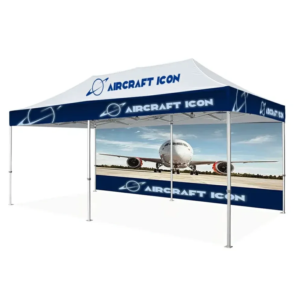 10' x 20' Custom Pop-Up Tent Canopy