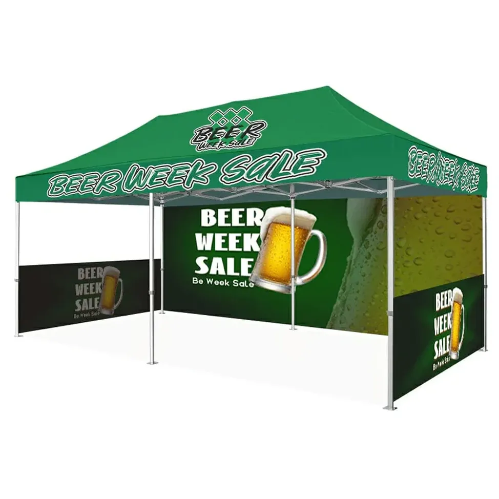 10' x 20' Custom Pop-Up Tent Canopy