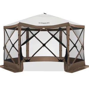 12x12ft Pop Up Gazebo Screen House Tent