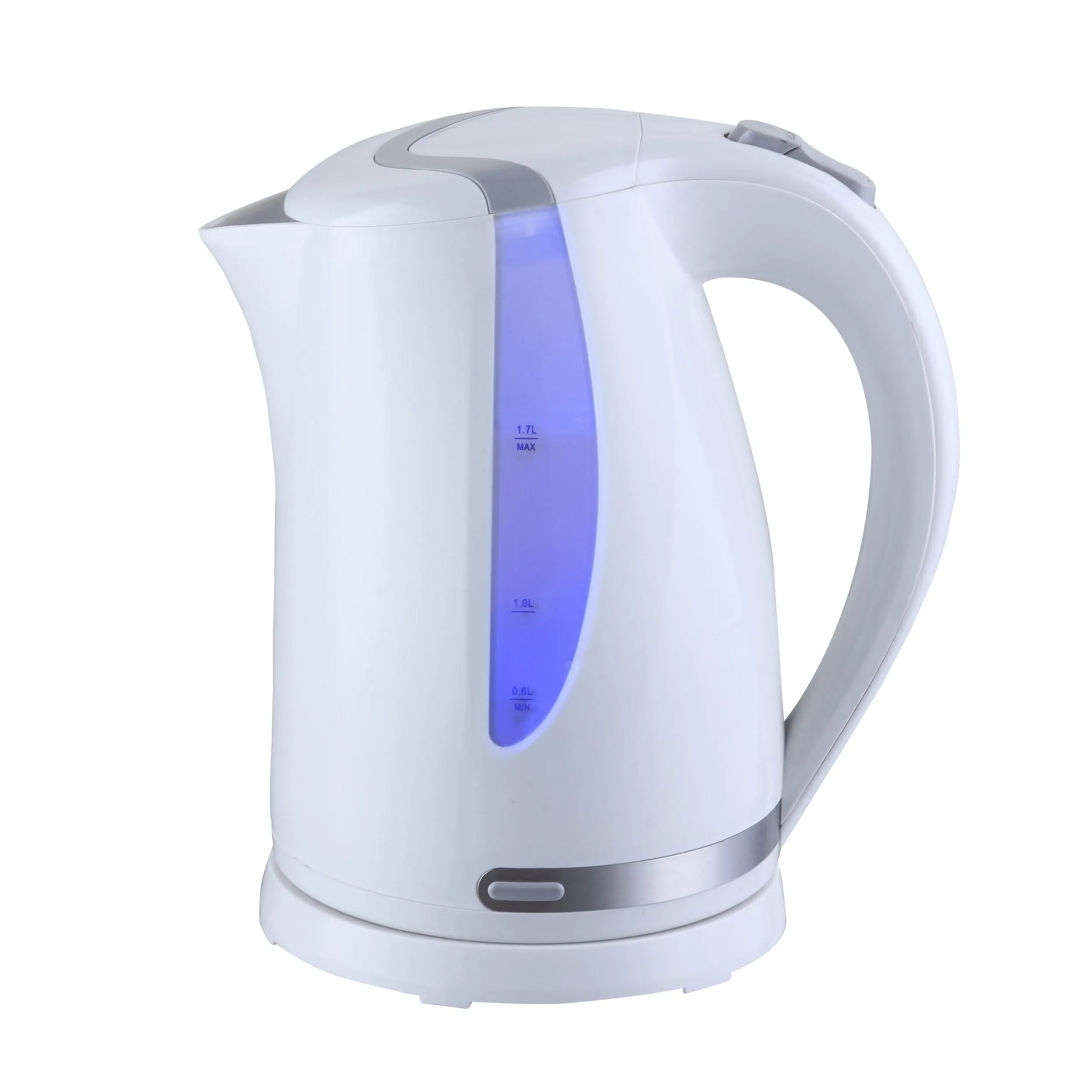 1.7L Rapid Boil Cordless Serving Electric Tea Kettle in White