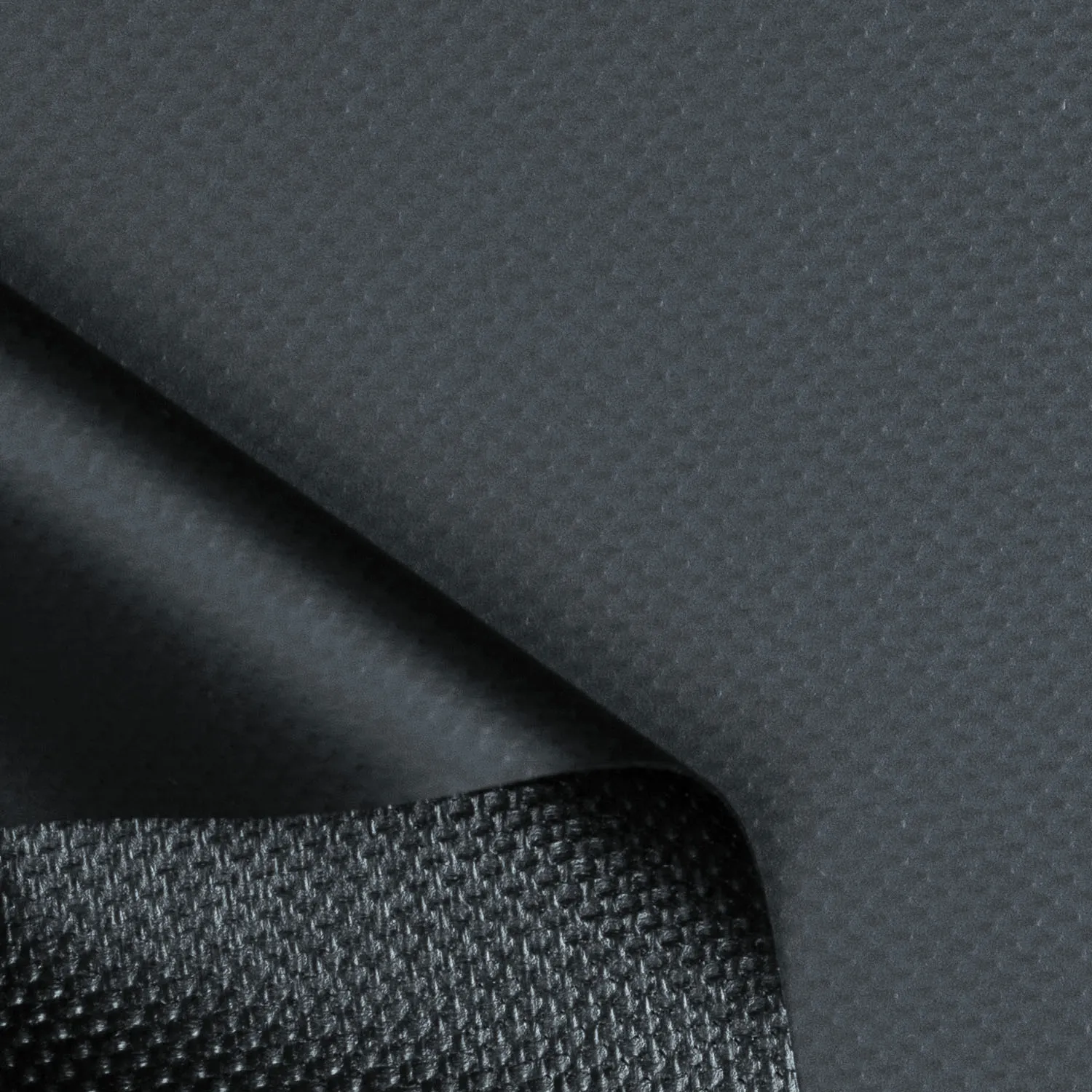 18 oz PVC Coated Polyester Tarp Roll - Charcoal