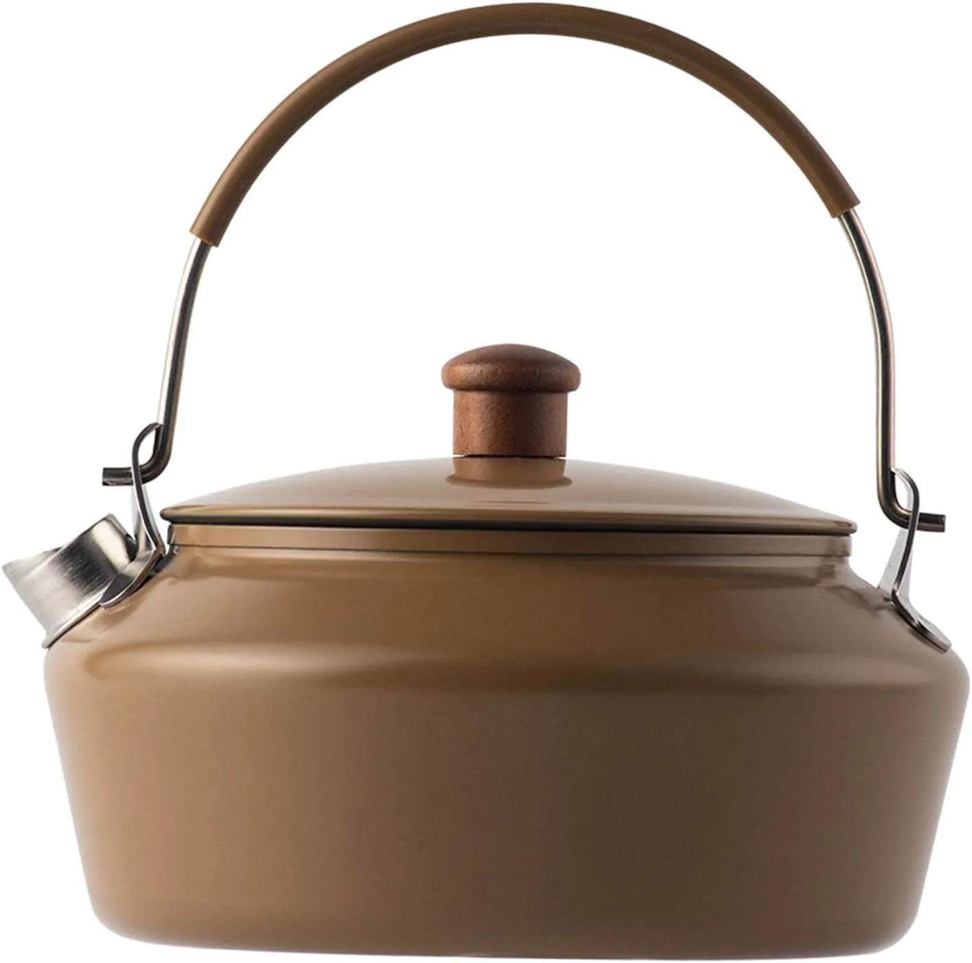 1L Camping Kettle with Silicon Handle,Water Kettle, Coffee Pot Tea Kettle for