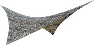1Pc Outdoor Portable Rainproof Hammock Tent Tarp Shelter Camouflage 275 * 275cm (Dead Leaf Camouflage)
