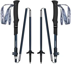 2 Pack Carbon Fiber Trekking Poles – Lightweight Collapsible Hiking Sticks with Quick Lock, Adjustable Length, Grips, and All-Terrain Accessories for Hiking, Camping, and Backpacking