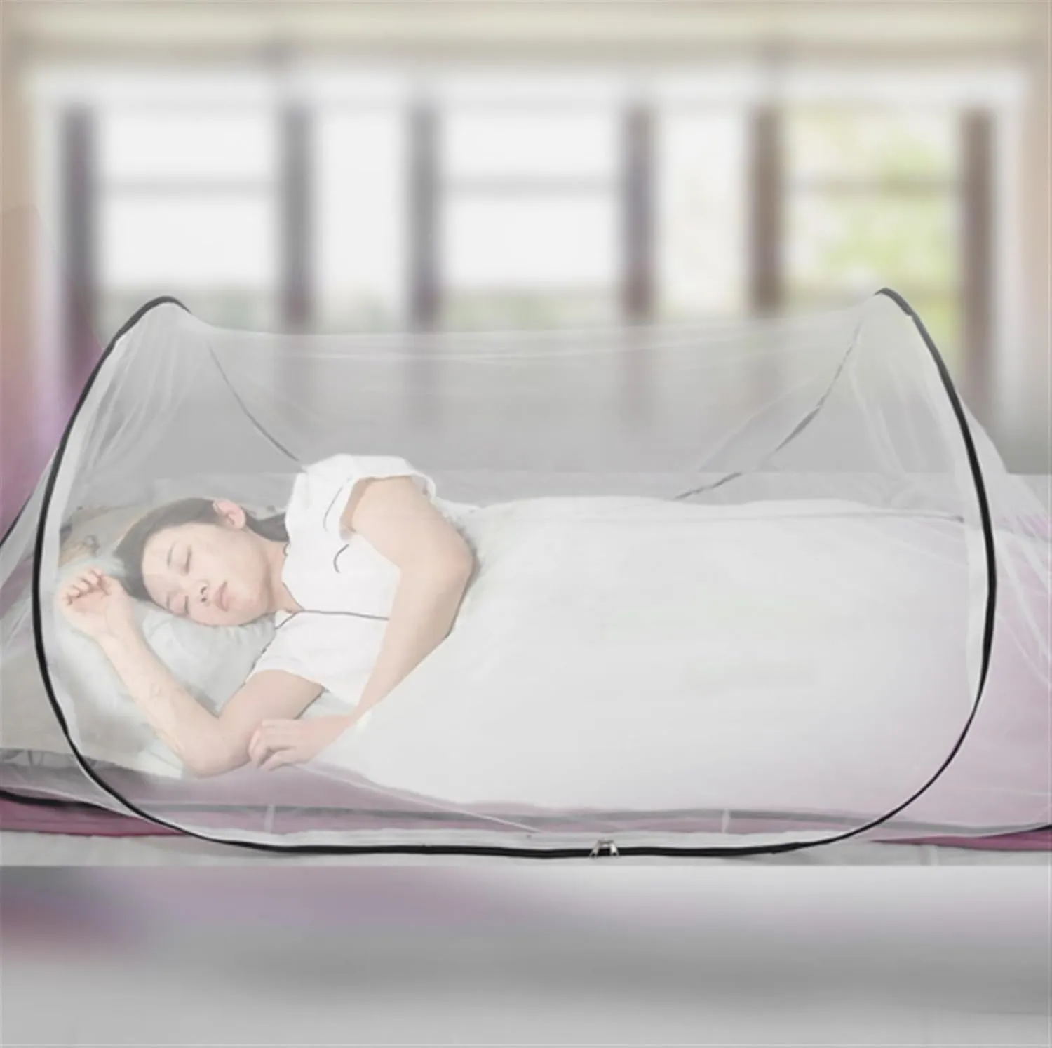 200 * 80 * 56 Large Size nets ，Foldable Mosquito net, Ultra Light pop-up Mosquito net, Portable Camping Tent, Easy and Fast Installation