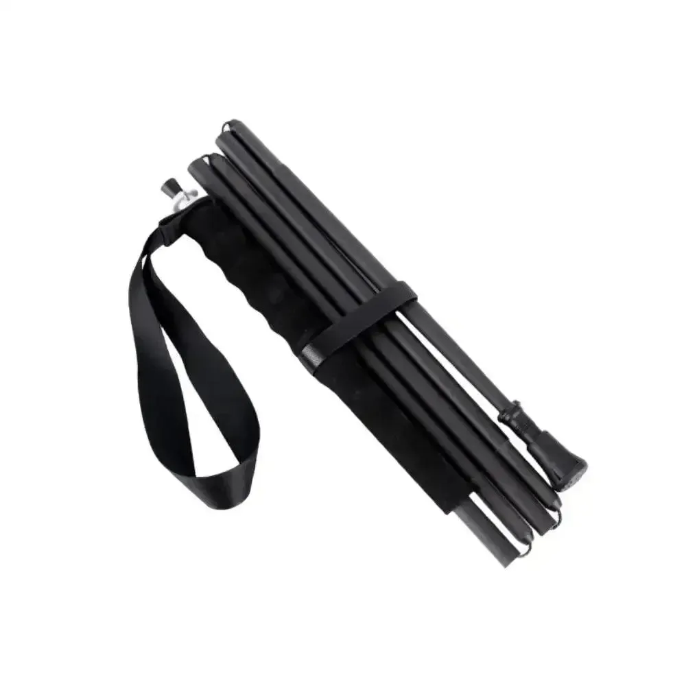 2024 New Carbon Fiber Trekking Pole 5-Section Trekking Pole Carbon Ultralight Portable Camping Trip Folding Trekking Pole