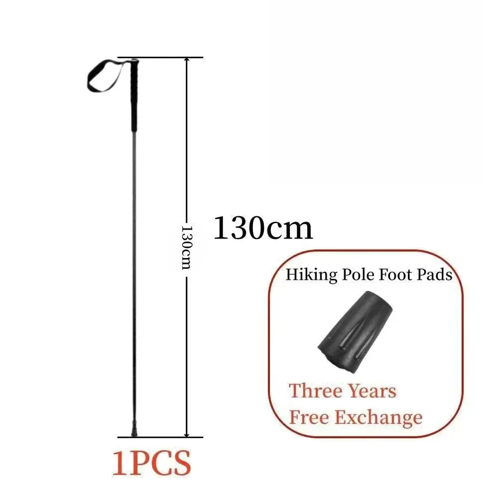 2024 New Carbon Fiber Trekking Pole 5-Section Trekking Pole Carbon Ultralight Portable Camping Trip Folding Trekking Pole