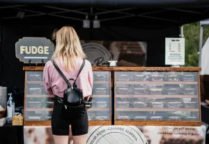 21, Customer satisfaction Goods: Edible Space 10 x 2025 10 Timely delivery Booth - June