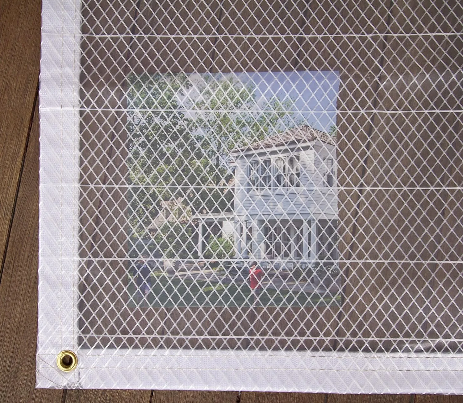 24 Ft. x 24 Ft. Clear Poly Tarp - 7 OZ.