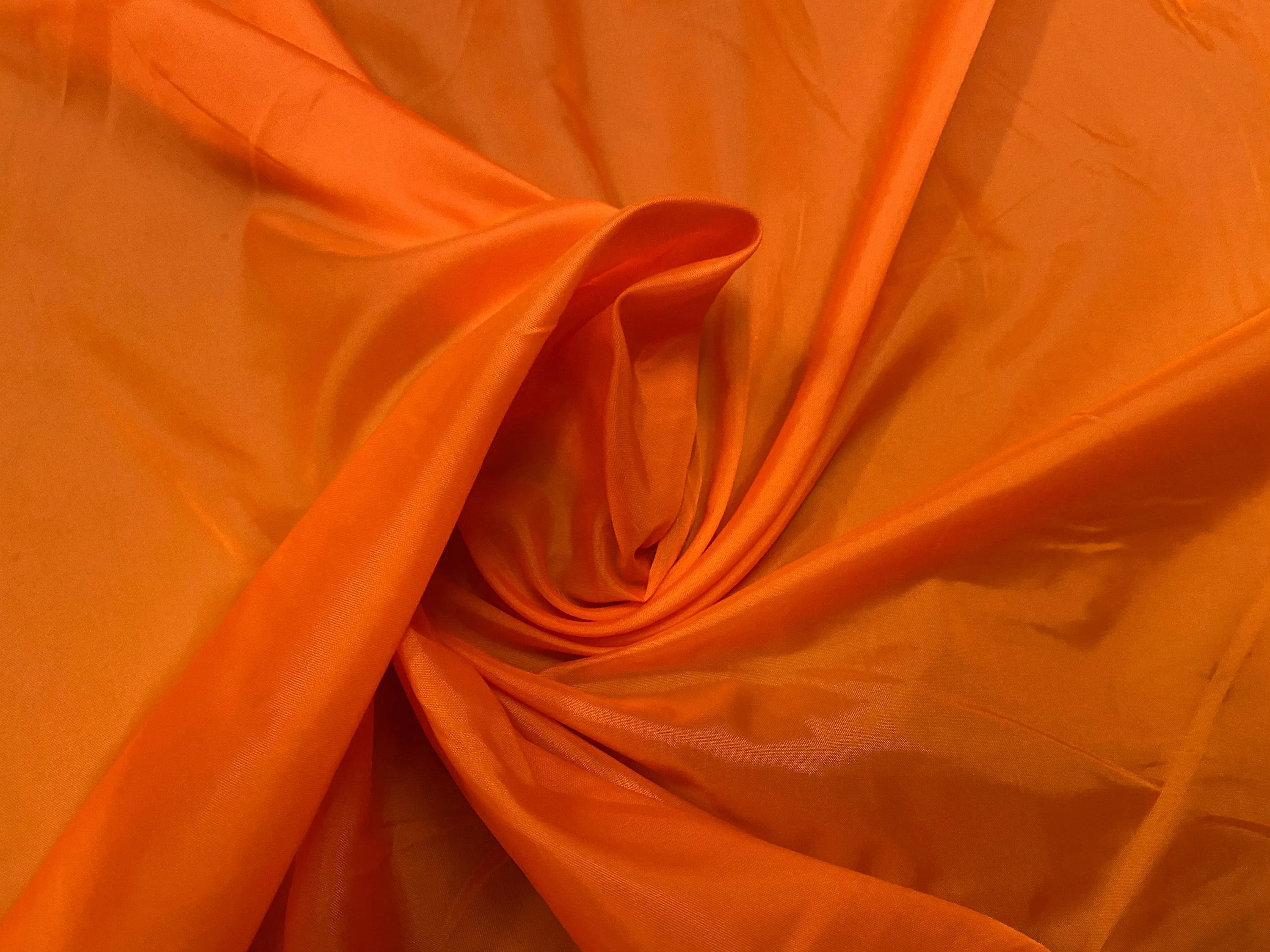 2oz woven nylon fabric, per metre - plain - bright orange