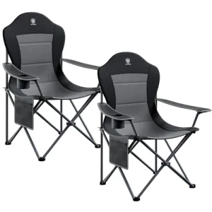 2pcs Camping Chairs,Lawn Chairs Outdoor Sports Chairs,Folding Chair Camping Chairs