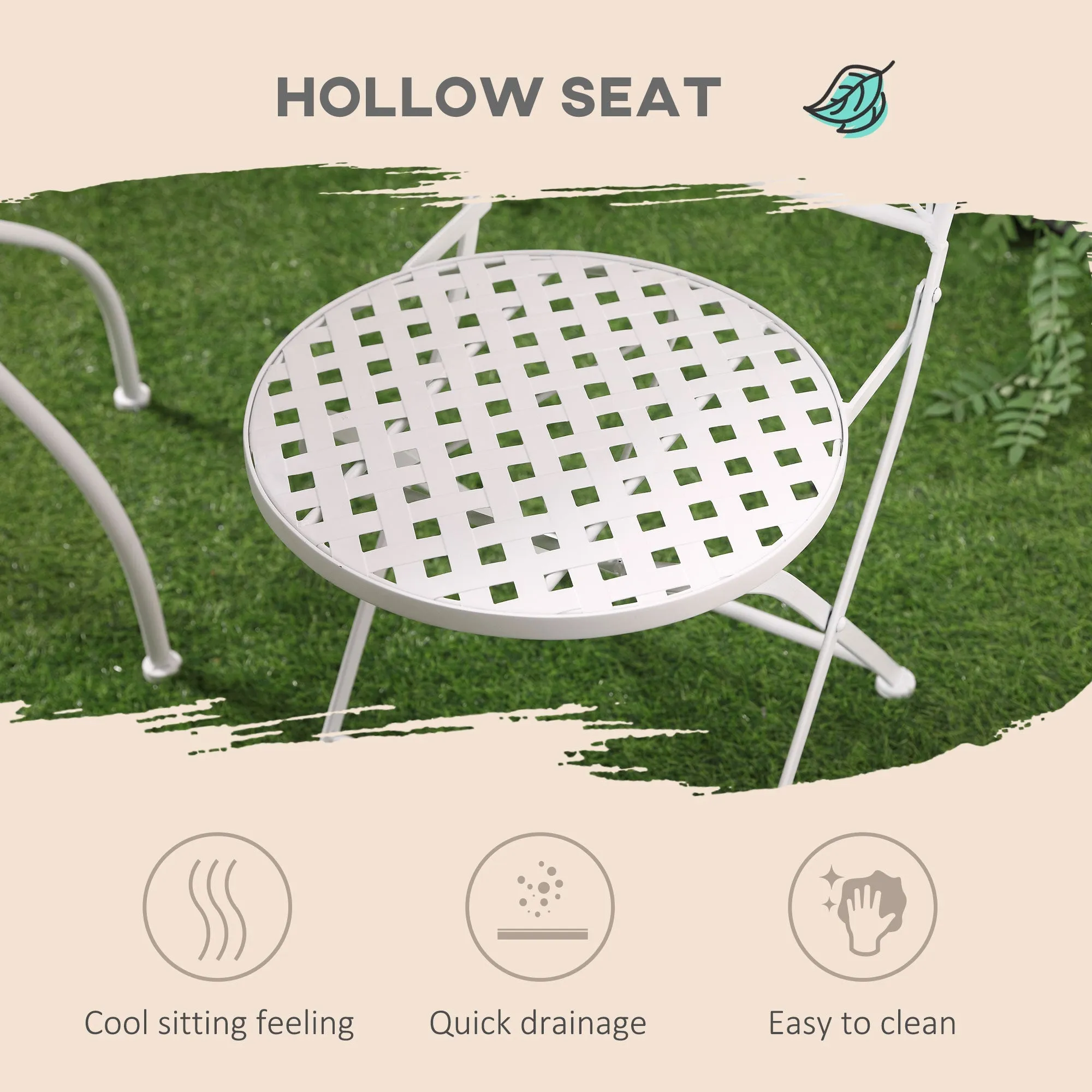 3-Pieces Garden Bistro Set