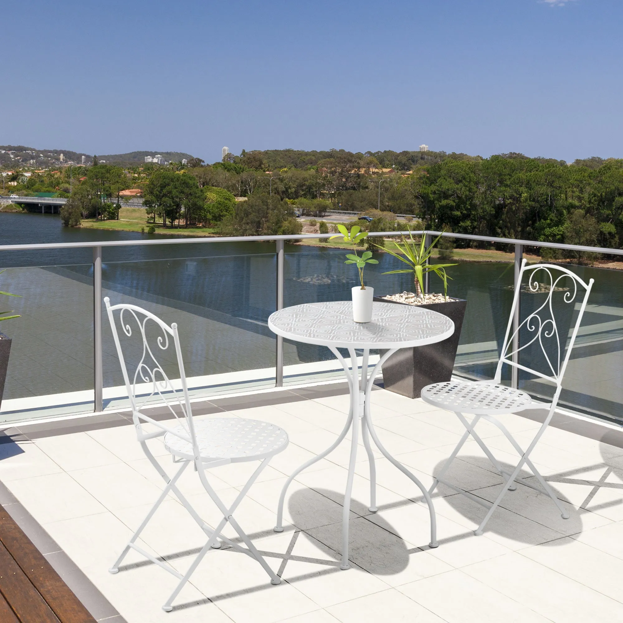 3-Pieces Garden Bistro Set