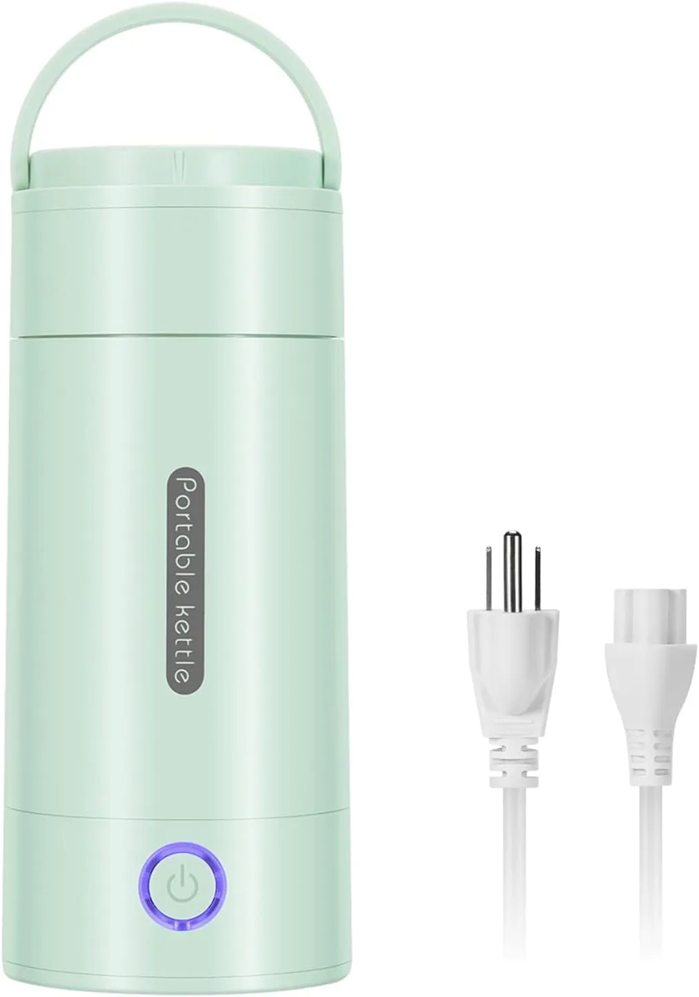 300ml Small Travel Electric Kettle Fast Boil Automatic Shut-Off 10oz Mini Portable Electric Kettles (Green)