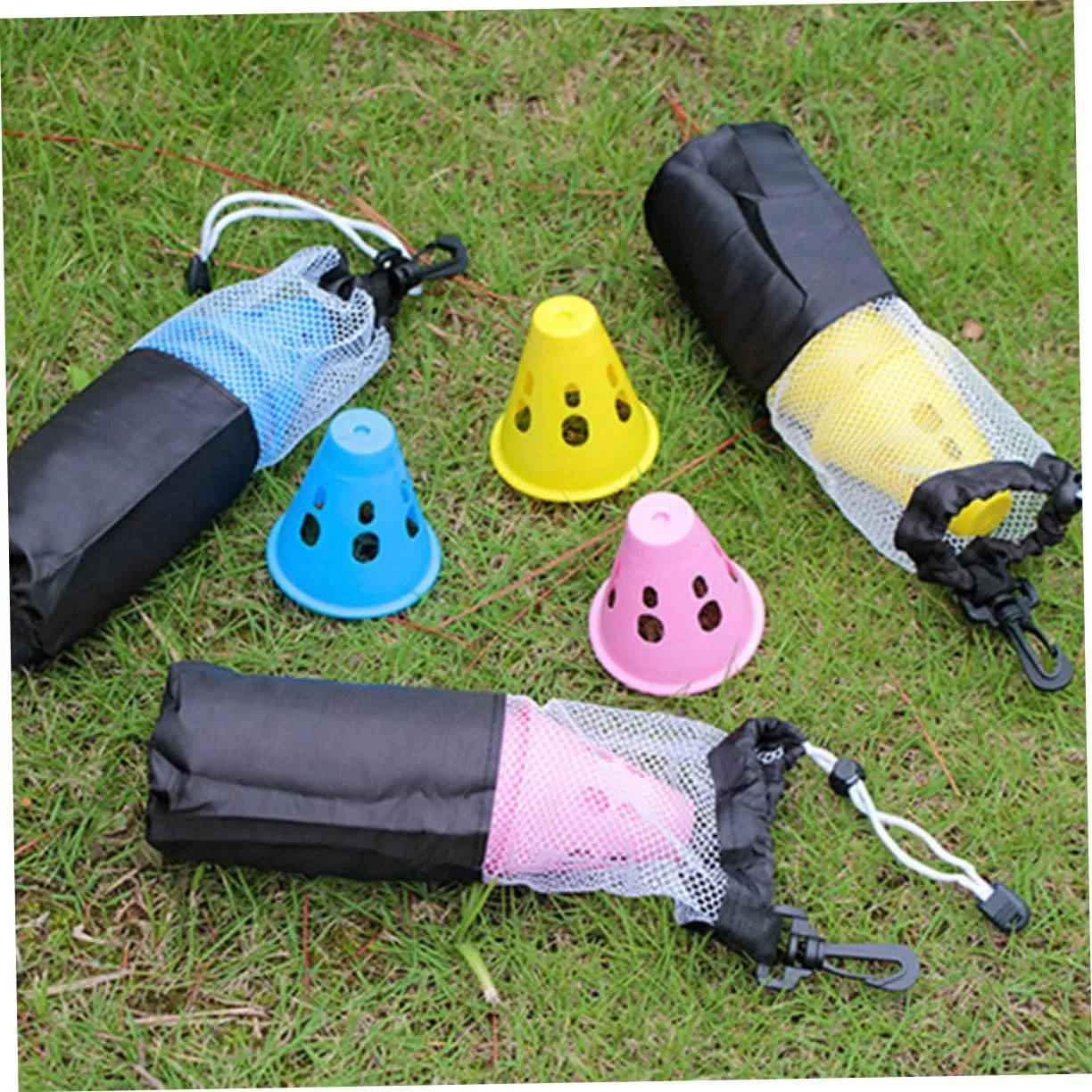 4 Pcs Tent Peg Warning Cap Camp Nail Cover Children Nail Covers Tent Stakes Heavy Duty Camp Nail