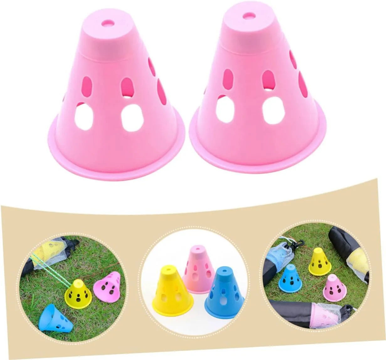 4 Pcs Tent Peg Warning Cap Camp Nail Cover Children Nail Covers Tent Stakes Heavy Duty Camp Nail