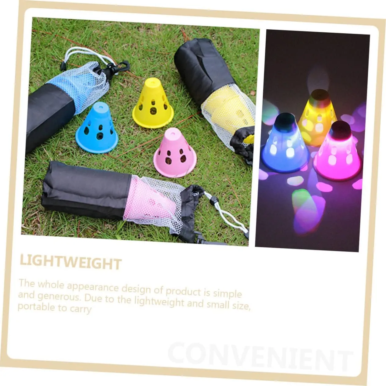 4 Pcs Tent Peg Warning Cap Camp Nail Cover Children Nail Covers Tent Stakes Heavy Duty Camp Nail