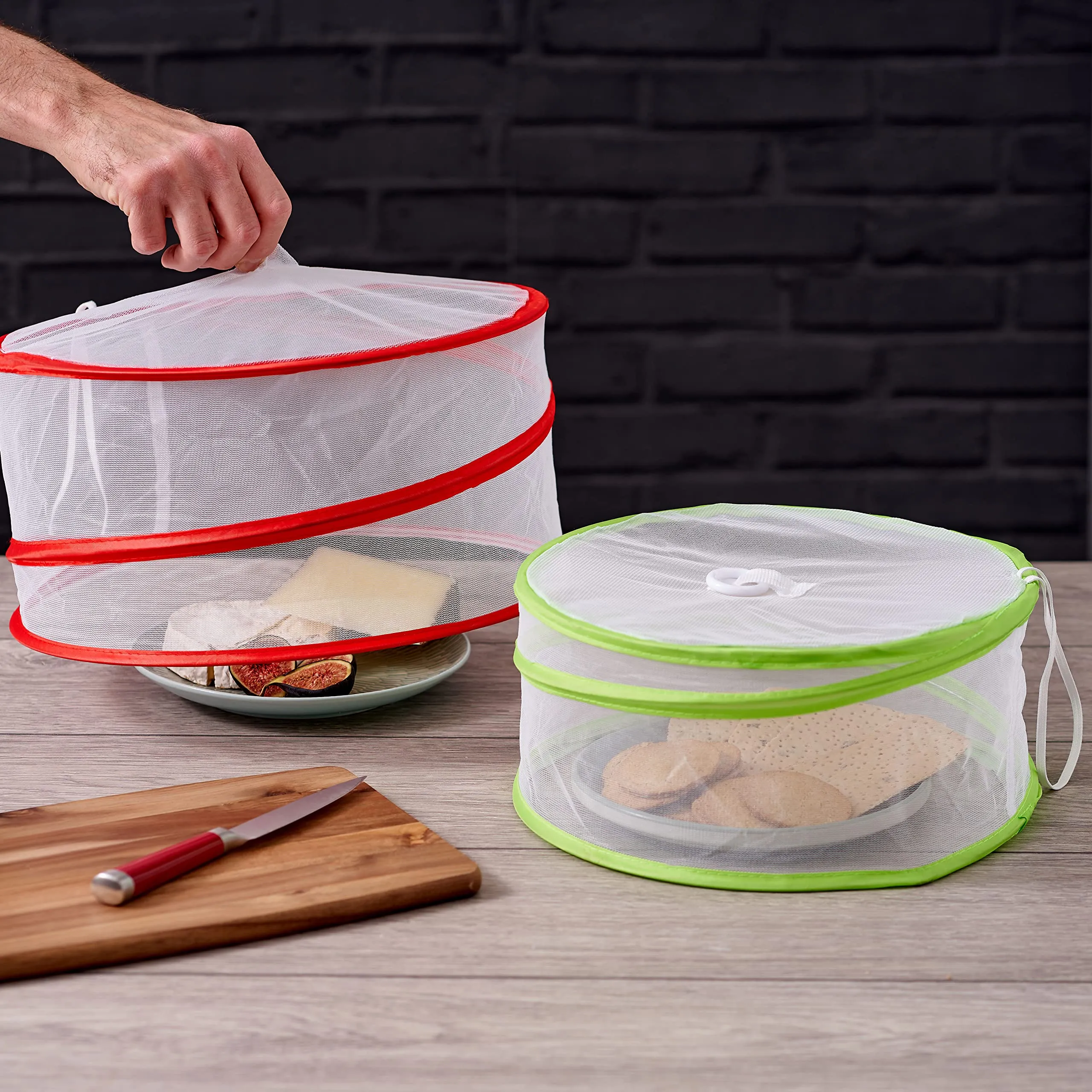 5 Collapsible Pop-up Food Dome Covers