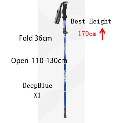 5-Section Outdoor Fold Trekking Pole