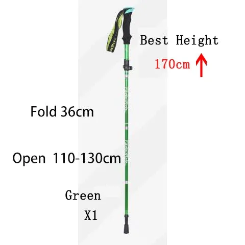 5-Section Outdoor Fold Trekking Pole
