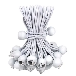 50PCS Bungee Cords, 6" Heavy Duty Outdoor Bungee Cord w/ Balls
