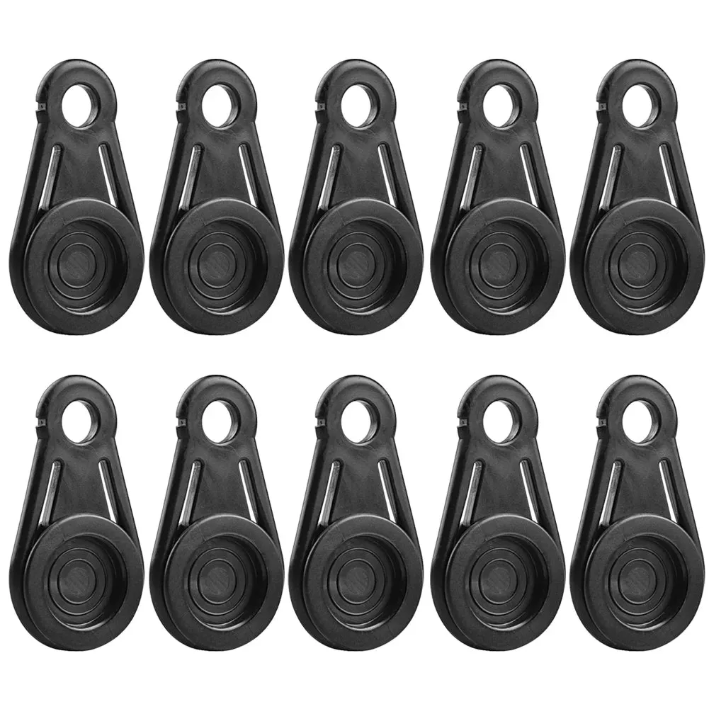 5/10 Pcs Outdoor Rainproof Tarpaulin Rope Clips