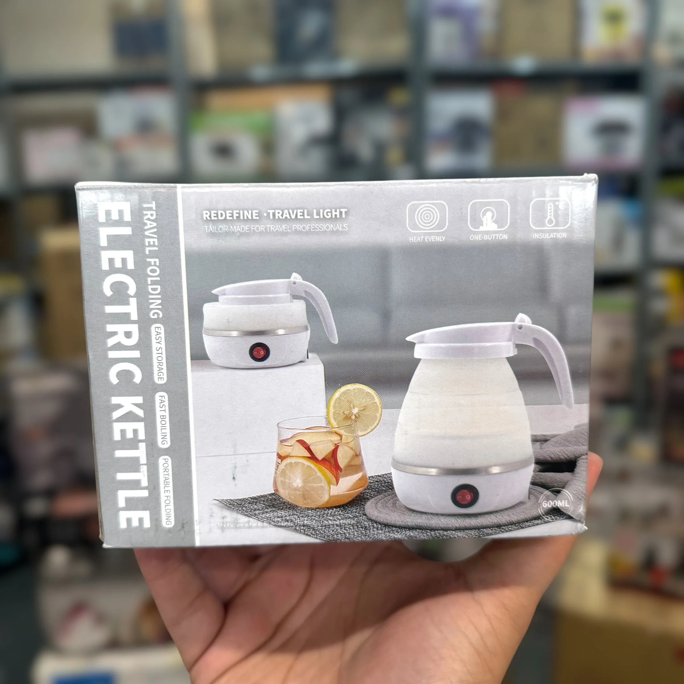 600ml Travelling Folding Kettle
