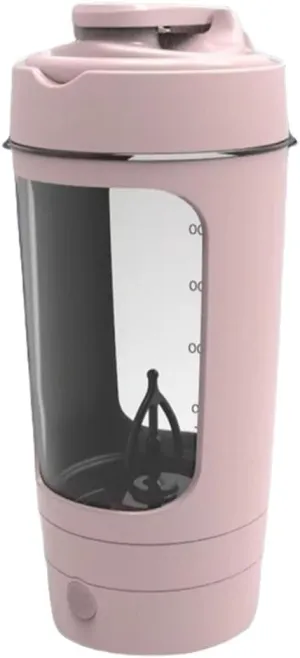 630ML Rechargeable Electric Protein Shaker Bottle - Automatic Mixing Cup for Smooth Protein Shakes, Milk, and Coffee - Tritan Blender Kettle for Gym and Outdoor Use