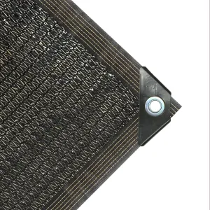 70% Black Shade Cloth with Grommets, 10 x 20 FT Garden Sunblock Mesh Tarp, UV Resistant Sun Shade Net for Plants Cover, Greenhouse, Pergola, Kennel, Chicken Coop and Patio