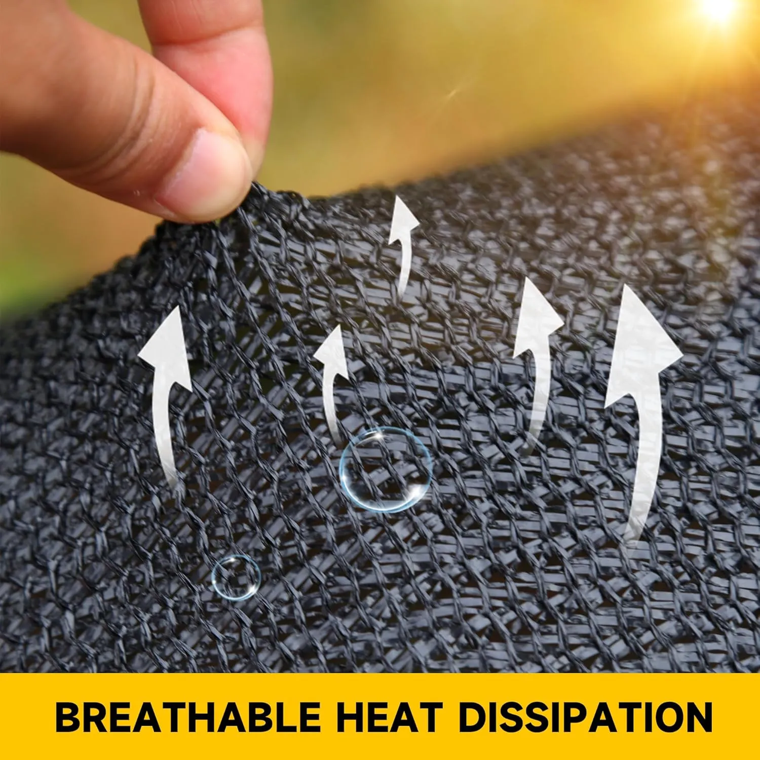 80% Shading Rate 12'x12' Black Shade Cloth Mesh Tarp,UV Resistance Shade Net with Grommet and Reinforced Edges,Shading for Garages,Plant Nursery,Kennel,Chicken Coop