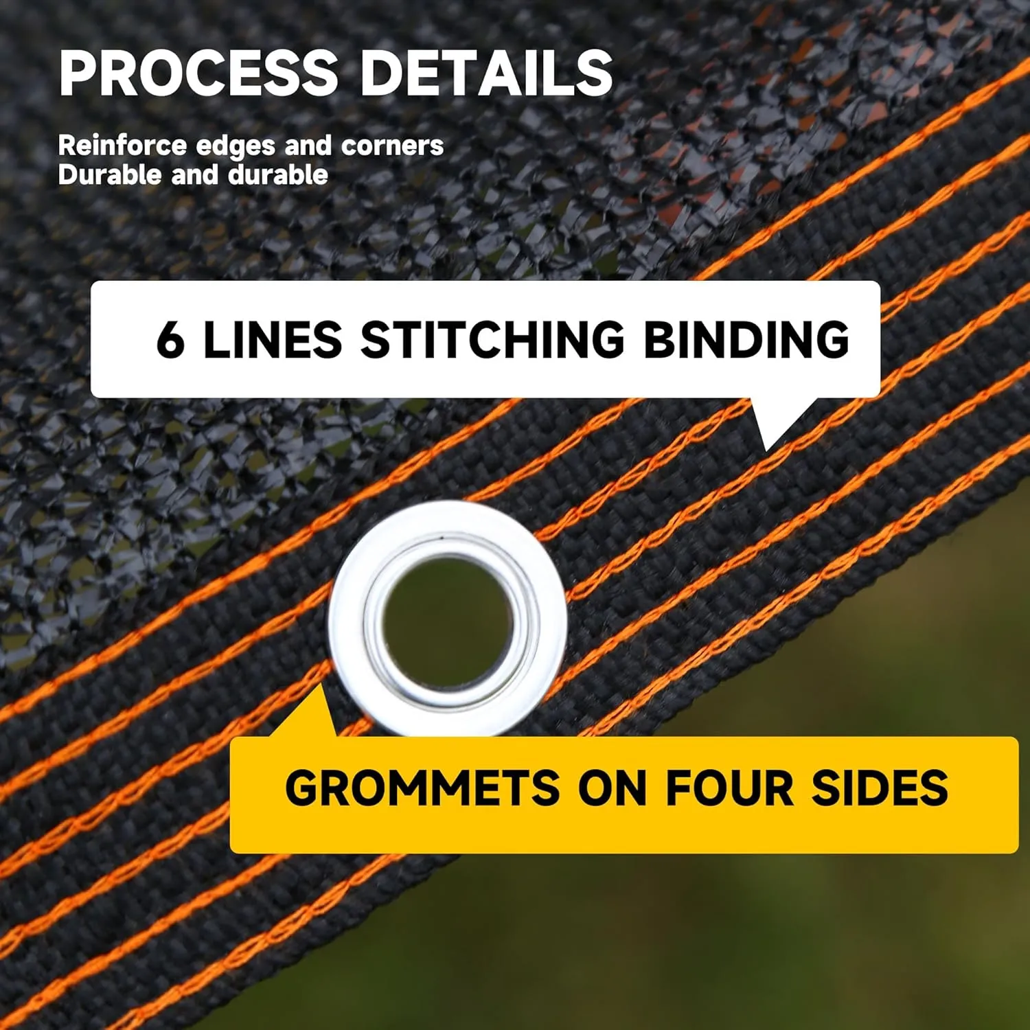 80% Shading Rate 12'x12' Black Shade Cloth Mesh Tarp,UV Resistance Shade Net with Grommet and Reinforced Edges,Shading for Garages,Plant Nursery,Kennel,Chicken Coop