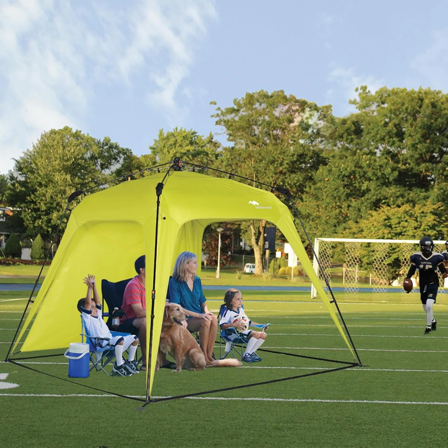 8.2'x8.2' Pop Up Canopy, 2023 Upgraded Outdoor Canopy, Portable Folding Instant Camping Canopy, Easy Set-up Canopy with 1 Sidewall