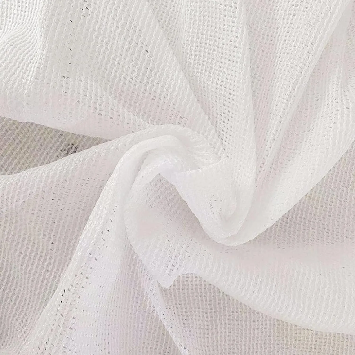 85% UV Resistant Anti-Aging White Sunblock Shade Cloth,Water and Air Permeable Mesh Tarp,Shade Netting with Grommets,Rope,Sun Shade Sail for Roof Courtyard Garden Fence (3x3m/9.8x9.8ft)