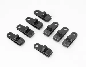 8Pc Awning Tarp Clamp Set - Durable Clips for Tents, Emergency Grommets for Survival and Outdoor Use