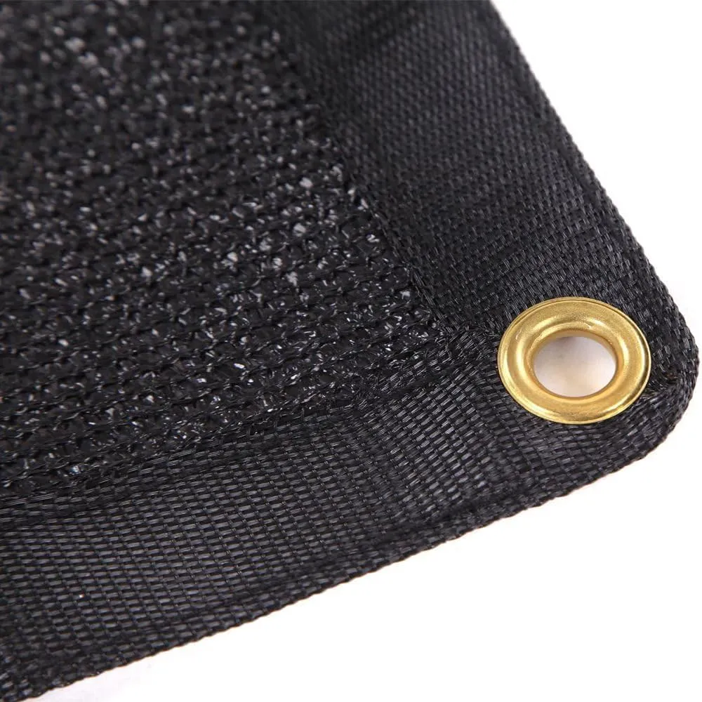 90% Black Shade Cloth, 10X30Ft Garden Sun Shade for Plant Cover, Outdoor Shade Netting with Grommets, Sunblock Mesh Tarp for Patio, Greenhouse, Pergola, Potted Plant, Chicken Coop