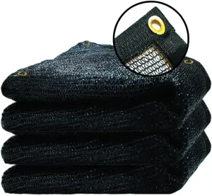 90% Black Shade Cloth, 10X30Ft Garden Sun Shade for Plant Cover, Outdoor Shade Netting with Grommets, Sunblock Mesh Tarp for Patio, Greenhouse, Pergola, Potted Plant, Chicken Coop