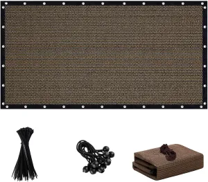 90% Sun Shade Cloth, Pergola Shade Cover Canopy, Mesh Tarp Sun Screens for Patio, Outdoor, Garden, Backyard (6 x 8 FT)