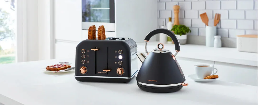 Accents Gold Navy Kettle, Toaster & Digital 4 Litre Air Fryer Set