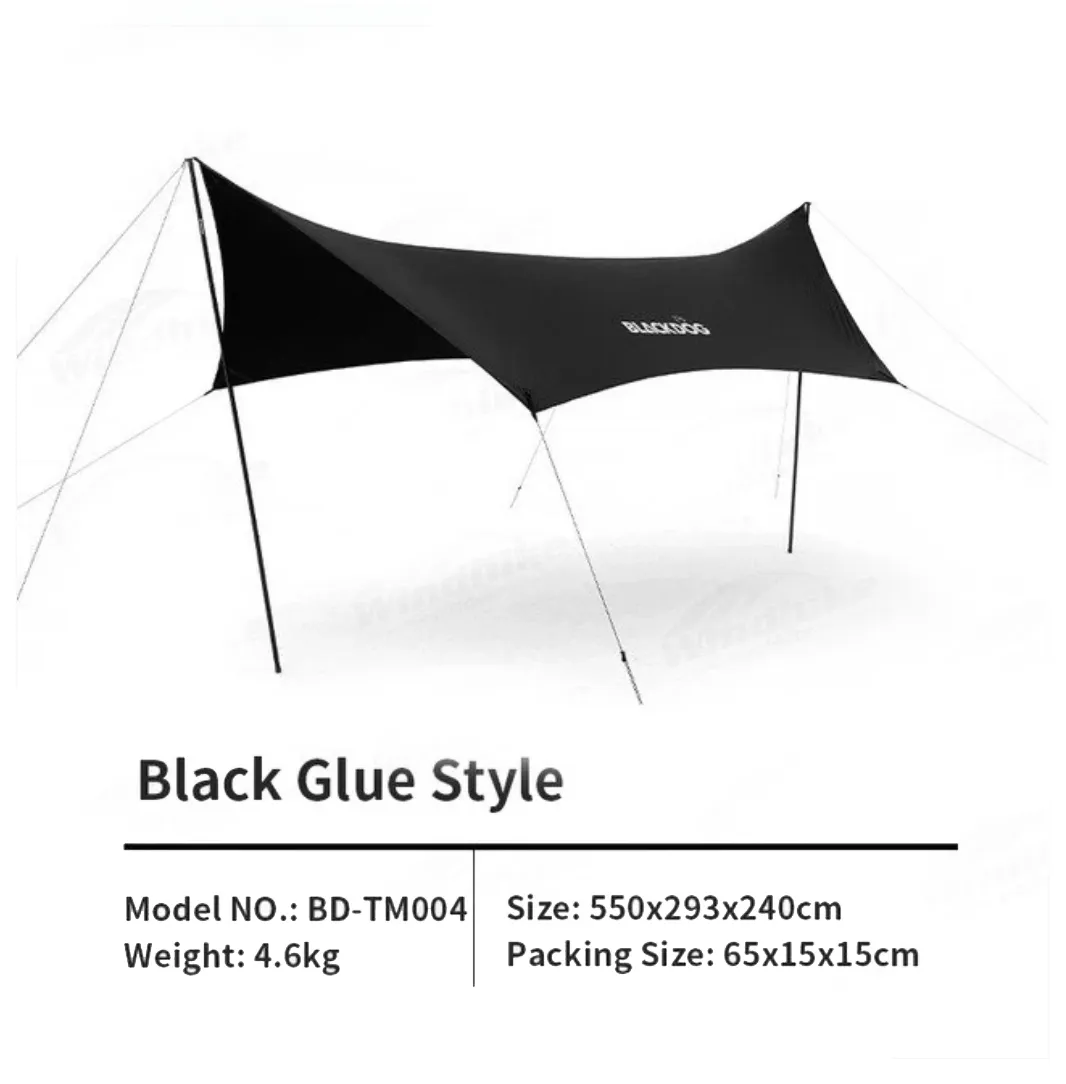 and Durable Cover Comprehensive product line Outdoor Use Black Weather-Resistant Dog Full Black for Tarp Cross-border shipping