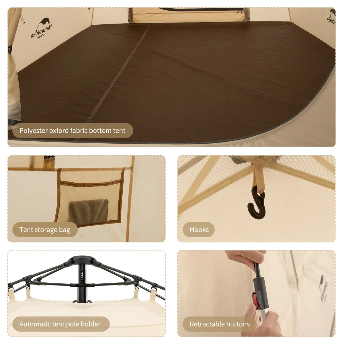 Ango 3 Automatic family camping Tent