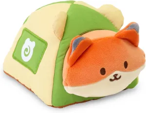 Anirollz Stuffed Animal Plush Toy – Camping Foxiroll in Tent 6" Small Outfitz Plush Doll | Soft, Squishy, Warm, Cute, Comfort, Safe | Birthday