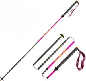 AONIJIE 2Pcs Lightweight Carbon Fiber Trekking Poles - Folding Hiking Sticks with EVA Grip Polyester Wrist Strap Nylon Tip