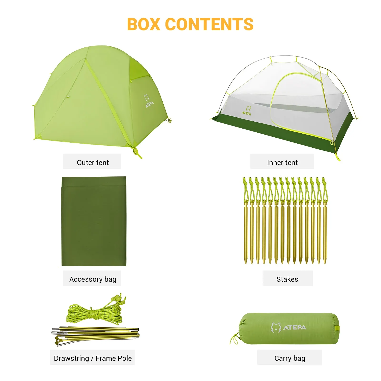 ATEPA Hiker 1-person Backpacking Tents