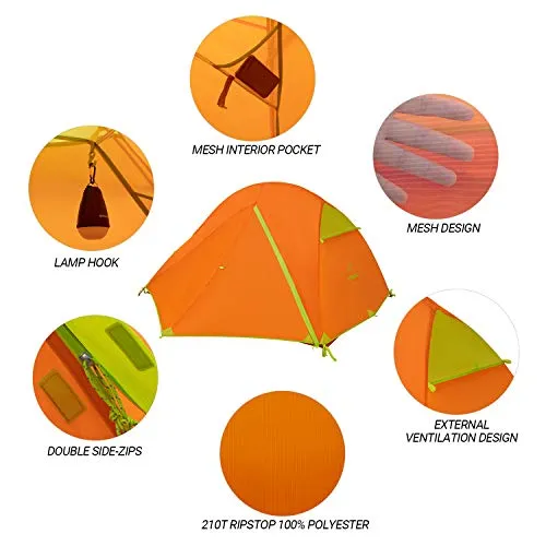 ATEPA Hiker 1-person Backpacking Tents