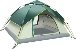 Automatic Instant Pop-Up Tents, Double Layer Multi-Purpose Camping Tent Lightweight Portable Windproof Rainproof for Hiking Outdoor Festivals Travel