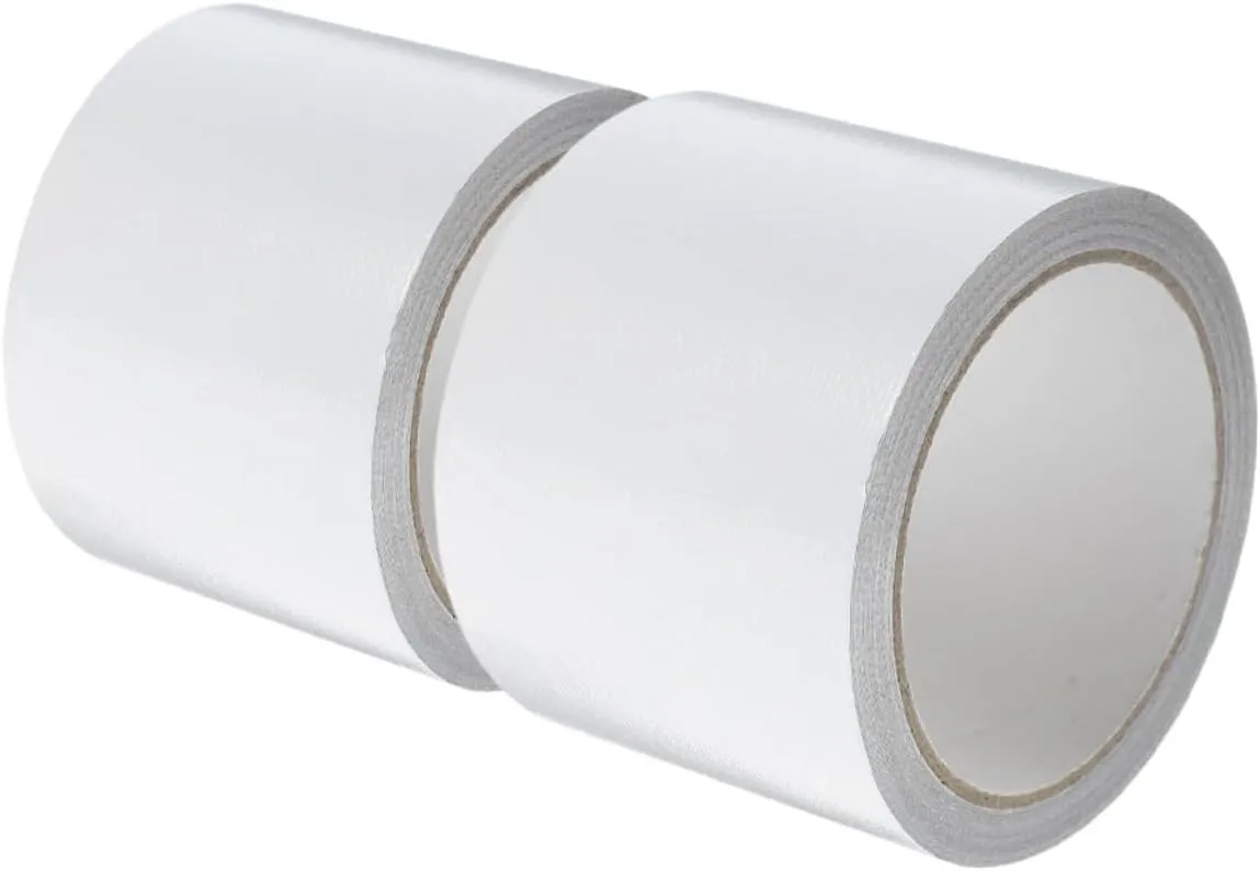 Awning Repair Tape 2 Rolls Fiberglass Grid Tape for Canvas Tent Waterproof Rv Rain Cover Tarp