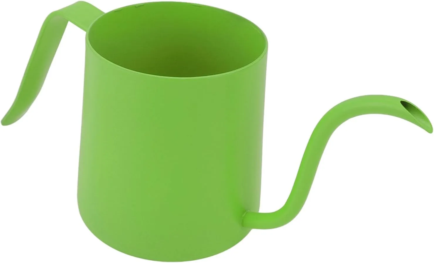 AYNEFY Small Gooseneck Kettle, Stainless Steel Pour Over Spout Coffee Tea Pot Long Narrow Drip Cup for Home Office Outdoor Camping Traveling Hiking 250ML Capacity (Green)