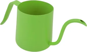 AYNEFY Small Gooseneck Kettle, Stainless Steel Pour Over Spout Coffee Tea Pot Long Narrow Drip Cup for Home Office Outdoor Camping Traveling Hiking 250ML Capacity (Green)