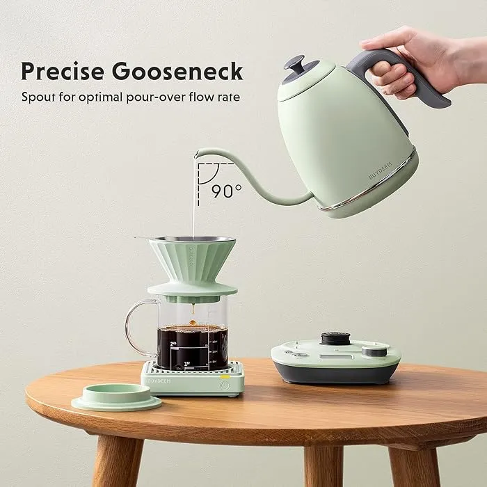 Bd61345 Buydeem Electric Gooseneck Kettle 0.8L (Green)